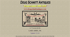Desktop Screenshot of dougschmittantiques.com