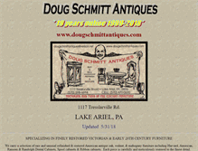 Tablet Screenshot of dougschmittantiques.com
